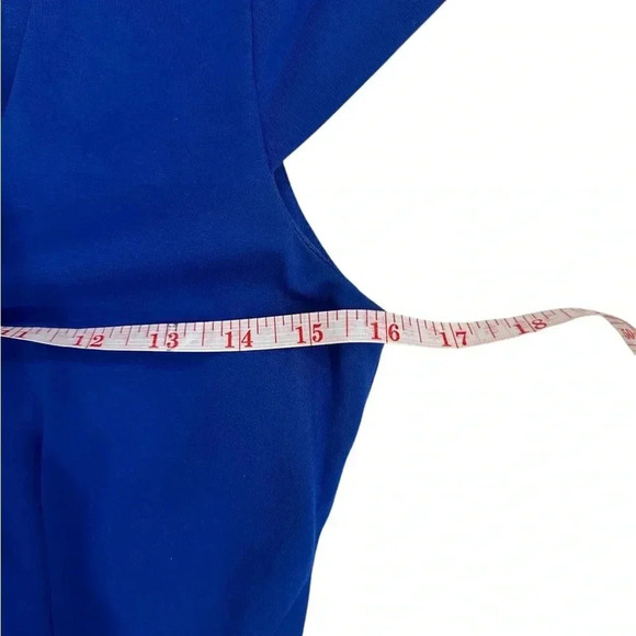 bebe Cobalt Blue Midi V-Neck Dress Size XS - Wedding Cocktail Party Dress - EUC - Picture 6 of 7